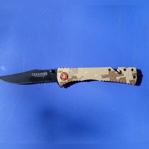 Tiger USA "Takedown First Production Run" Handcrafted serrated assisted opening